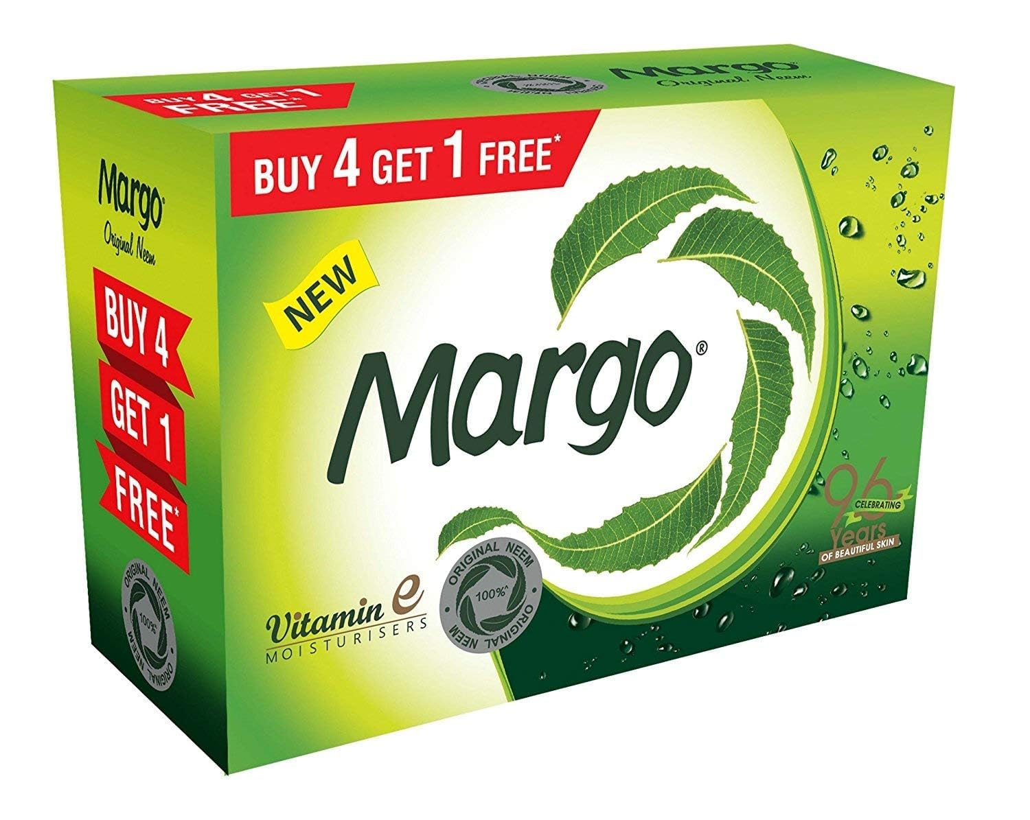 Margo Bathing Soap 100gmX4+1